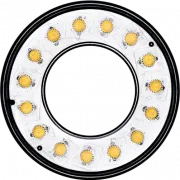 Ring Light 100mm white 5700Knm 120°optics M8/4-pin trimmer, analogue