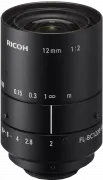 RICOH Lens with Locking Screws 12mm F:2.0 Manual Iris 9MP/12MP