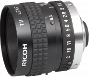 RICOH Lens with Locking Screws 12.5mm F:1.8 Manual Iris VGA