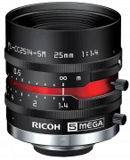 RICOH Lens with Locking Screws25mm F:1.4 Manual Iris 5MP