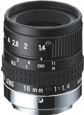 RICOH Lens with Locking Screws 16mm F:1.4 Manual Iris VGA