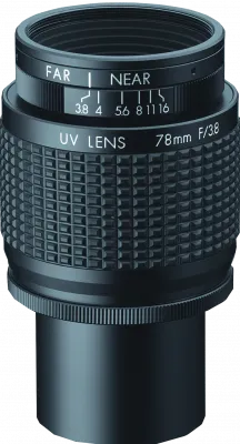 RICOH UV Lens with Locking Screws 78mm F:3.8 Manual Iris UV