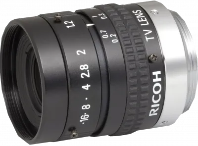 RICOH Lens with Locking Screws 12mm F:1.2 Manual Iris VGA