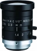 Lens with Locking Screws 6mm F:1.4 Manual Iris 2MP