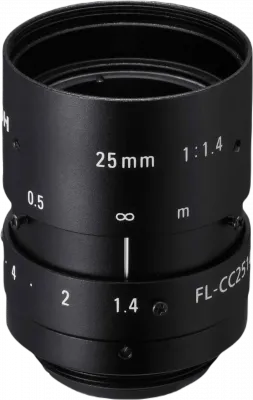 RICOH Lens with Locking Screws 25mm F:1.4 Manual Iris 2MP