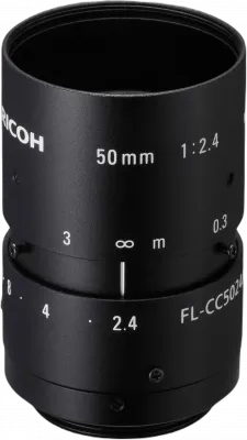 RICOH Lens with Locking Screws 50mm F:2.4 Manual Iris 2MP