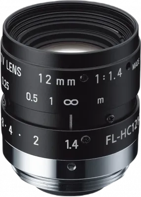 RICOH Lens with Locking Screws 12mm F:1.4 Manual Iris 2MP