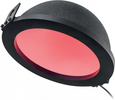 Dome Light 120mm red 617nm IP40 M8/3-pin