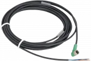 Cable M8 4pin, female, Right Angle,5m PUR