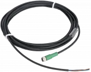 Cable M8 4pin, straight, přímý,5m PUR