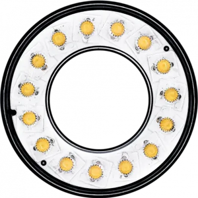 Kruhové světlo 100mm modrá 470nm 30°optics M8/4-pin trimmer, analogue