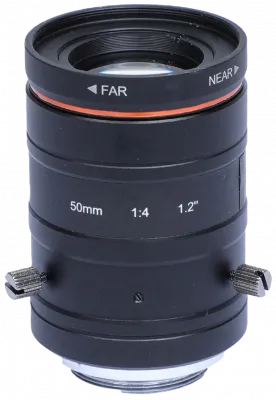 HIKROBOT Lens 1.2" 25MP FA Lens KF-P Series standard lens 50 mm F2.4  1/1.8'' C-Mount